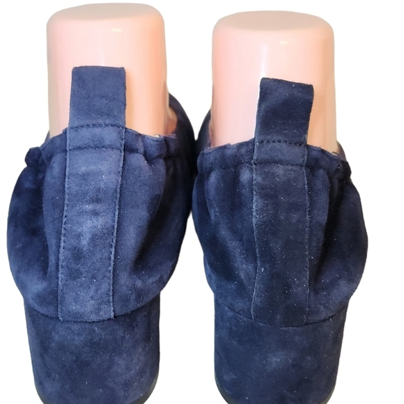 Everlane The Day Heel Women's Navy Suede Shoes SZ US 10 - Picture 4 of 15